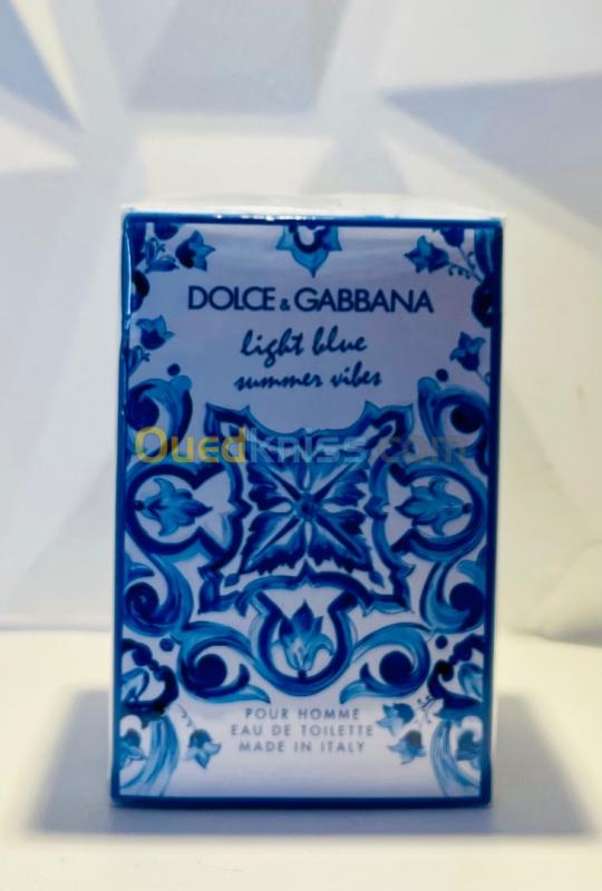  Parfum original france D&G Light Blue + Paco Rabanne One million Royal