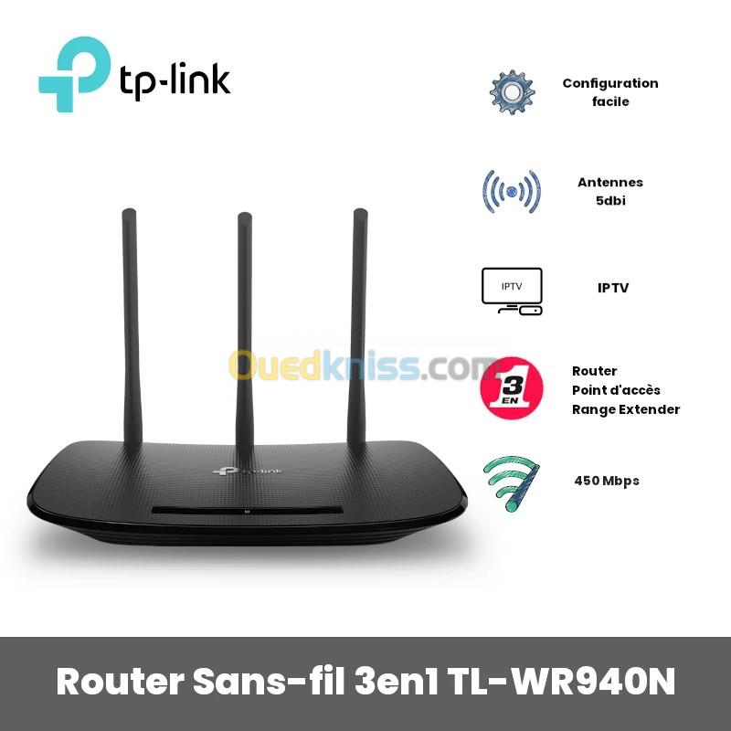  Routeur WiFi TP-Link N450 Mbps TL-WR940N