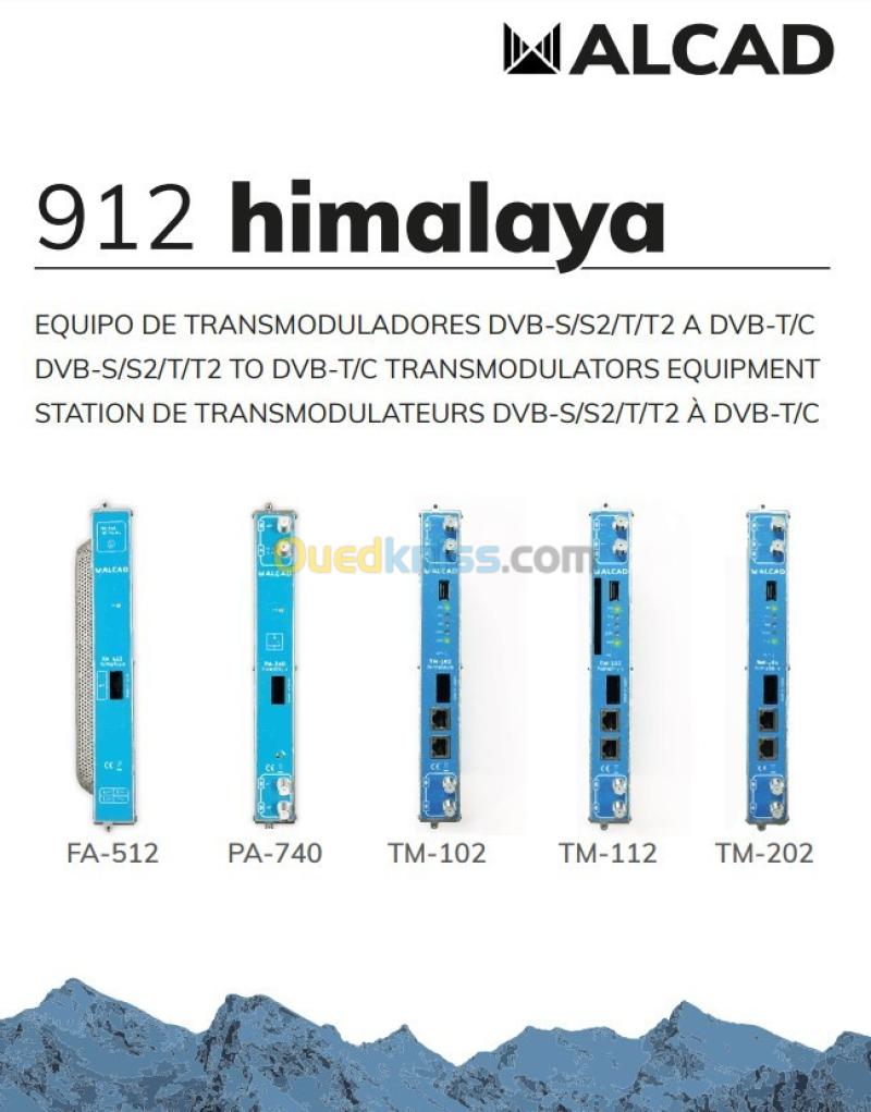 Nouvelle Station de tête DVB-T / DVB-C (TNT) HIMALAYA ALCAD 3