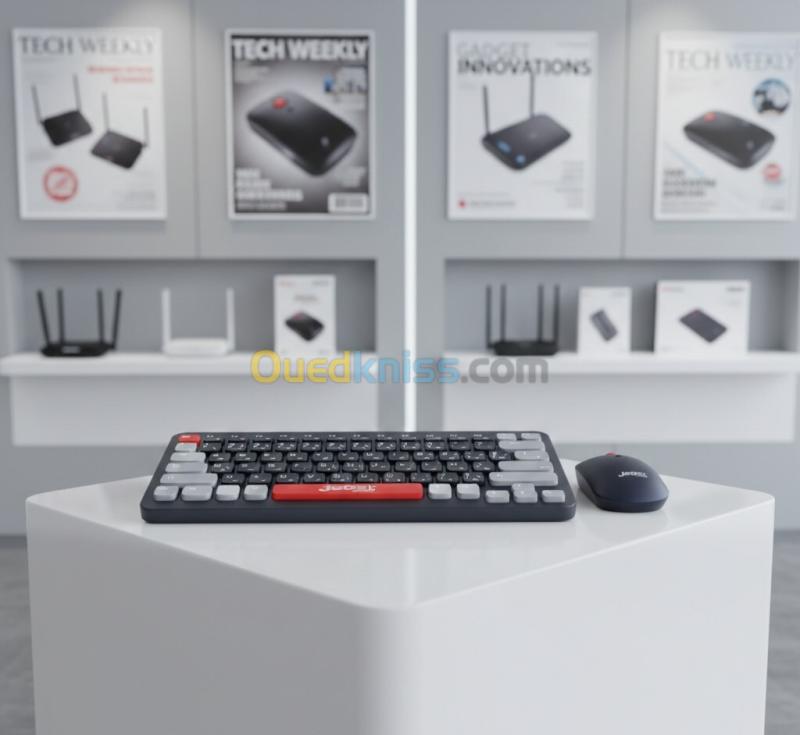 CLAVIER SOURIS SANS FIL JEDEL WS681 2