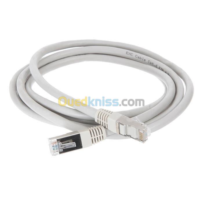 CABLE RESEAU CAT6 2M/ 3M/ 5M/ 25M 2