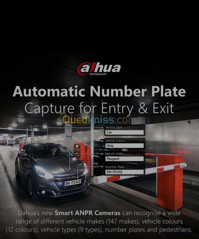 Smart caméra ANPR Access WizMind