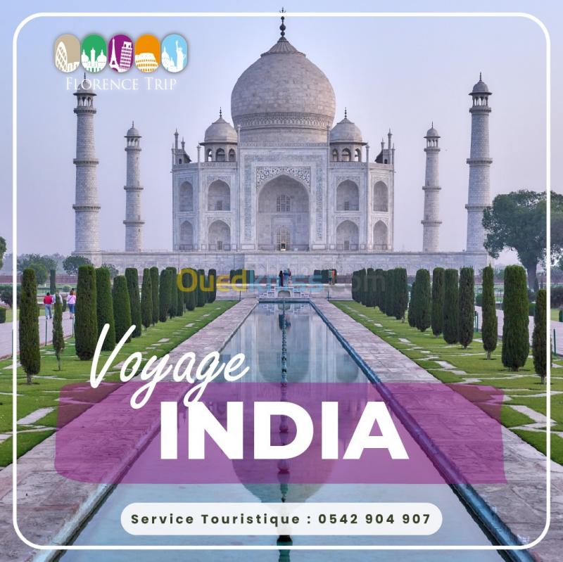  VOYAGE EN INDE رحلة الى الهند + VISA INDE DISPONIBLE