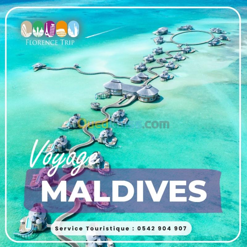  SEJOUR DE LUX AU MALDIVES رحلة سياحية الى المالديف