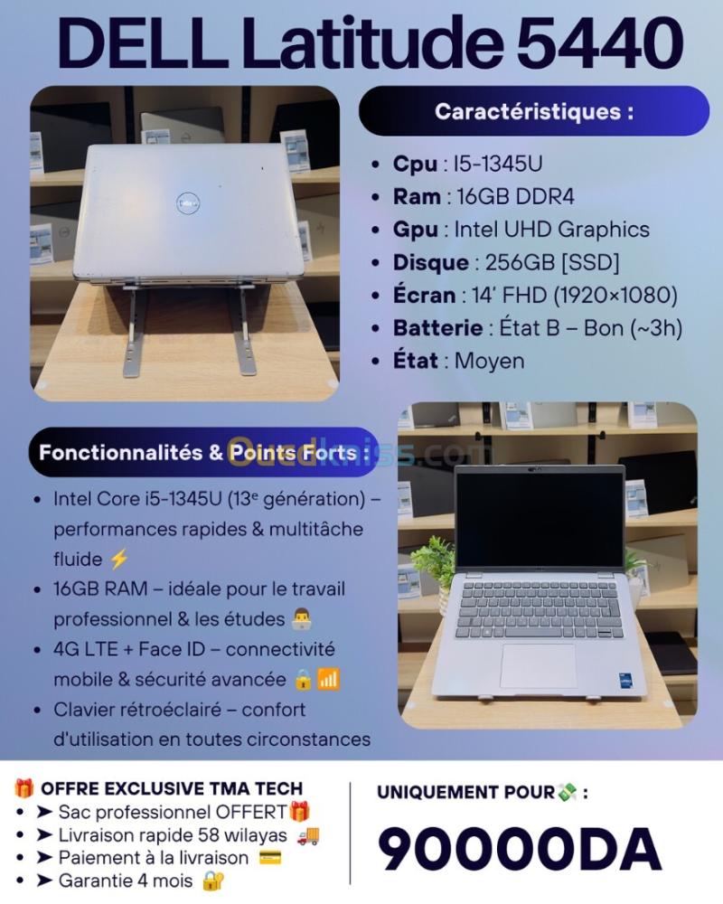 DELL Latitude 5440   i5-1345U  16/256 7