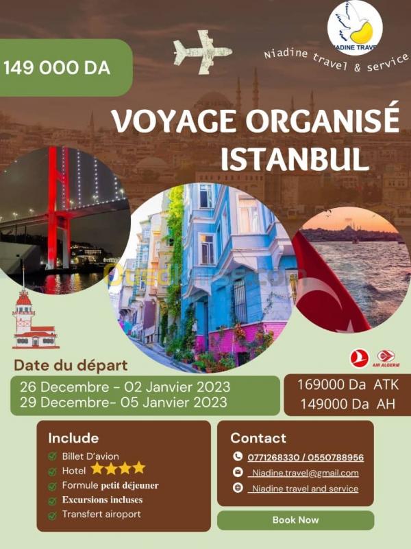  Voyage FIN D'ANNÉE ISTANBUL 