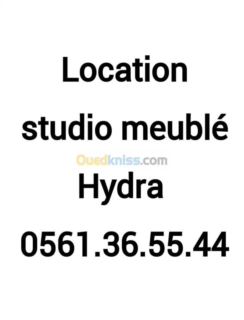 Location Studio Alger Hydra Alger Hydra - Ouedkniss.com - Algérie